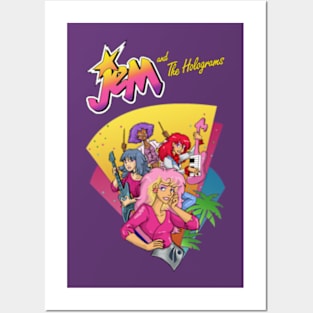 jem and the holograms Posters and Art